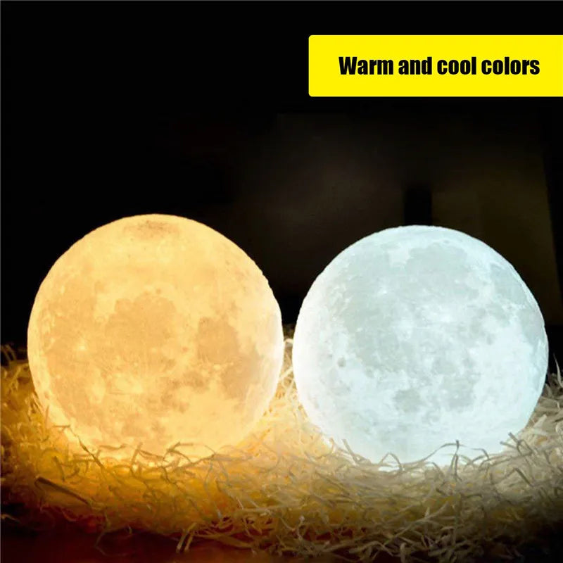 LunaGlow 3D Moon Lamp