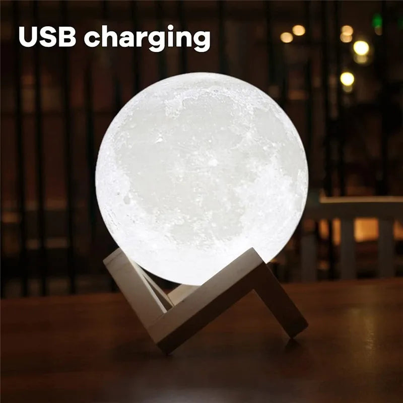 LunaGlow 3D Moon Lamp