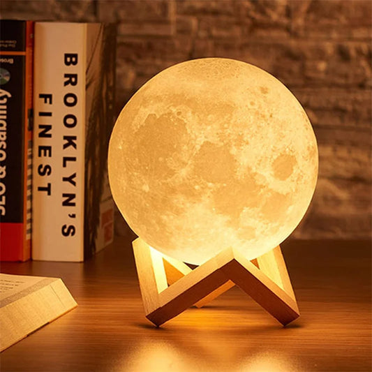 LunaGlow 3D Moon Lamp