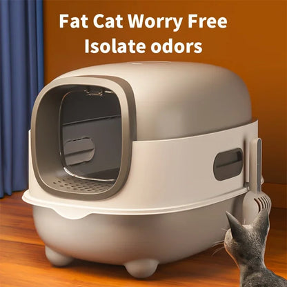 PetGroom Closed Cat Litter Box