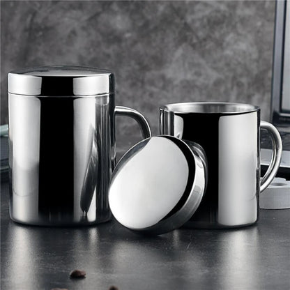 TempShield™ To-Go: The Double-Wall Stainless Steel Travel Mug for All-Day Enjoyment