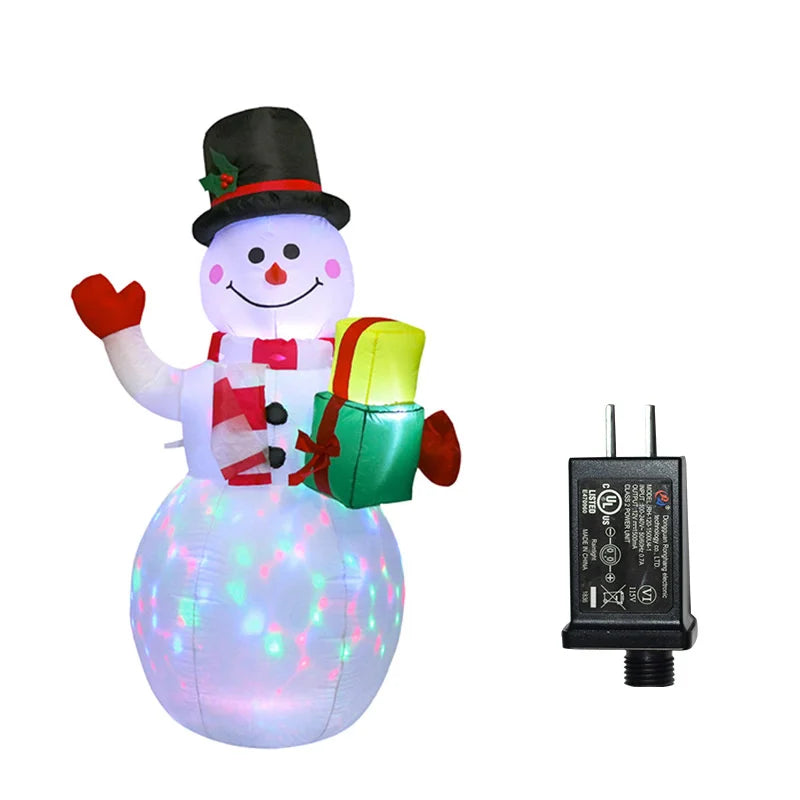 GlowFest LED Christmas Snowman – 150cm Inflatable Holiday Décor