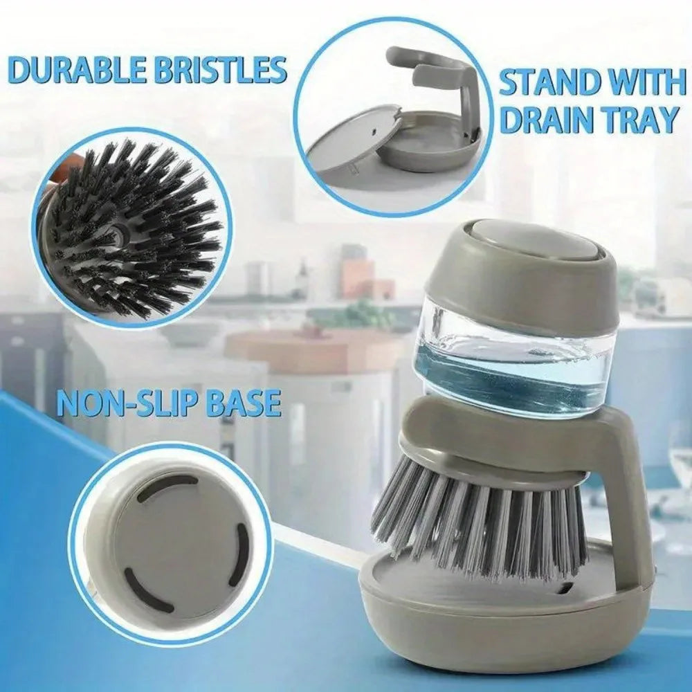 WashMaster Soap Brush & Holder