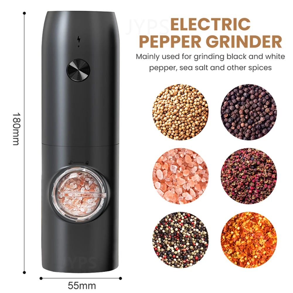 SpiceMaster Pro – Automatic Salt & Pepper Grinder