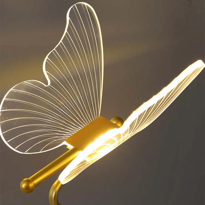 Butterfly Glow Nordic LED Table Lamp – Elegant Lighting for Modern Homes