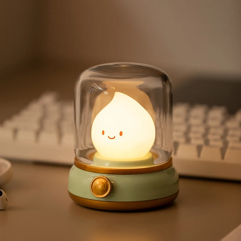 Cartoon Charm USB Table Lamp - Mini rechargeable LED light