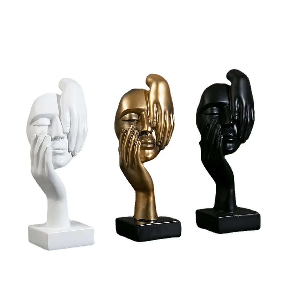 Faceless Muse: Abstract Resin Figurines for Modern Interiors