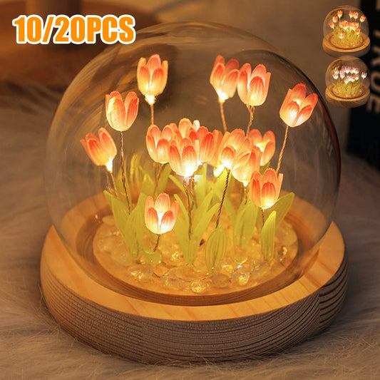 Handmade Tulip Glow table lamp