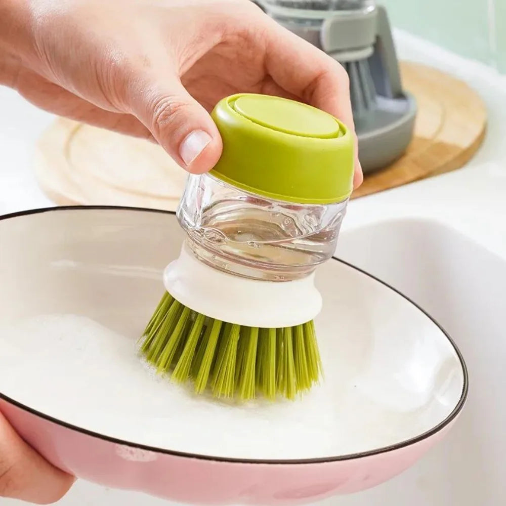 WashMaster Soap Brush & Holder