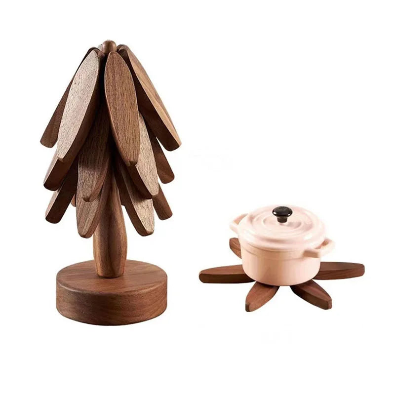 NordicWood Heat Mats - Elegant Tree Design Table Protectors