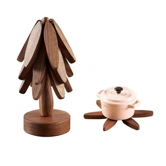 NordicWood Heat Mats - Elegant Tree Design Table Protectors