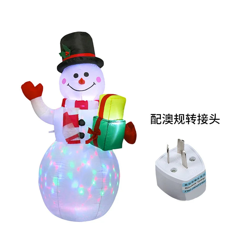 GlowFest LED Christmas Snowman – 150cm Inflatable Holiday Décor