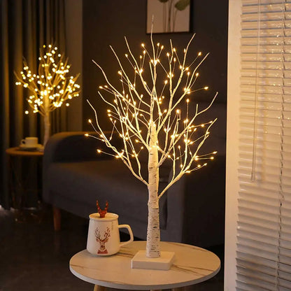 Winter Glow Birch Tree Light – LED Decorative Lamp