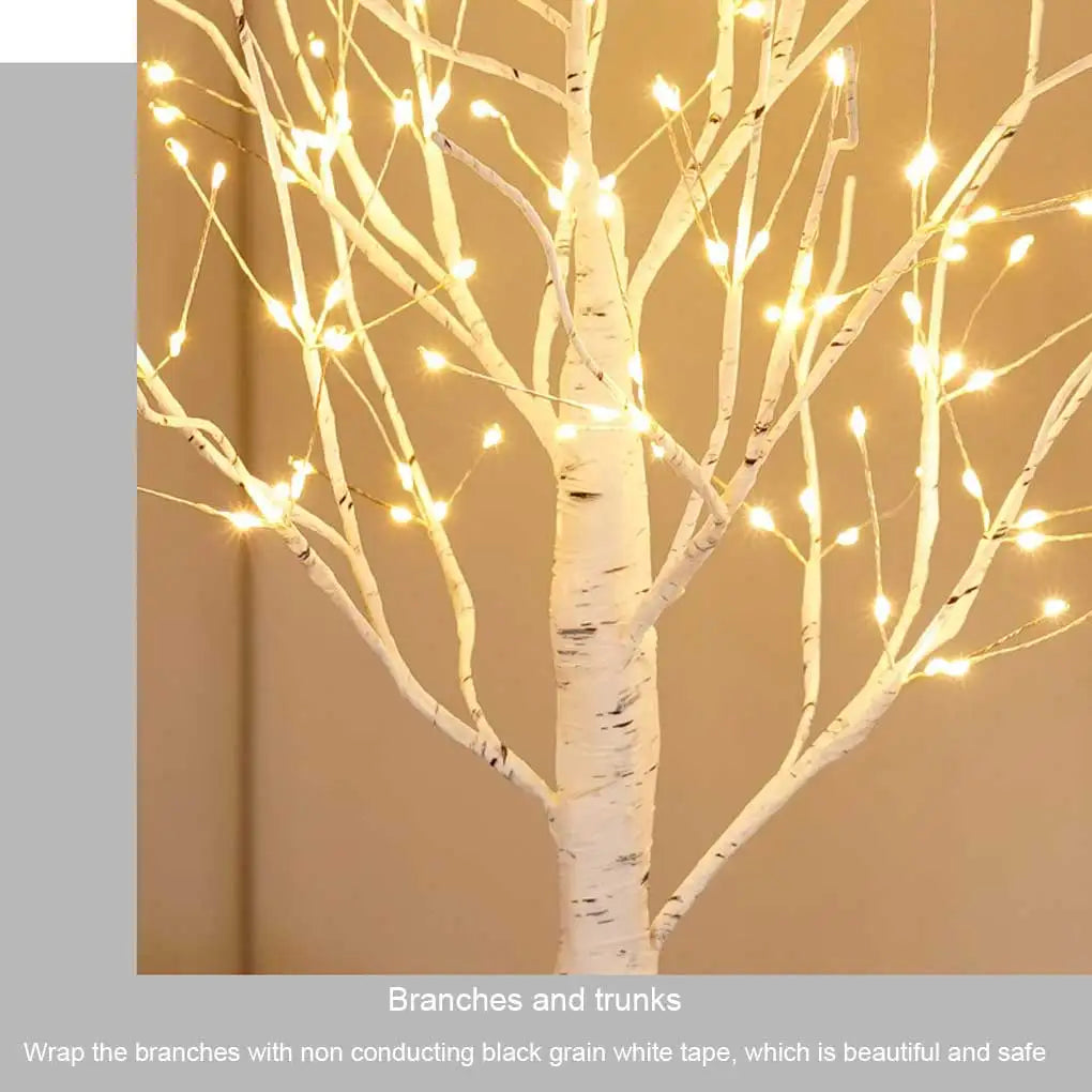 Winter Glow Birch Tree Light – LED Decorative Lamp