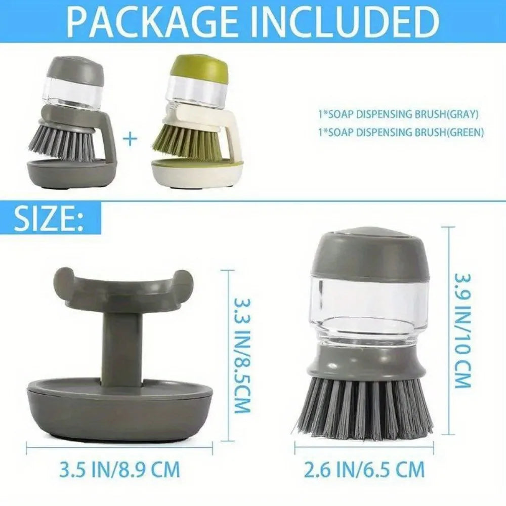 WashMaster Soap Brush & Holder