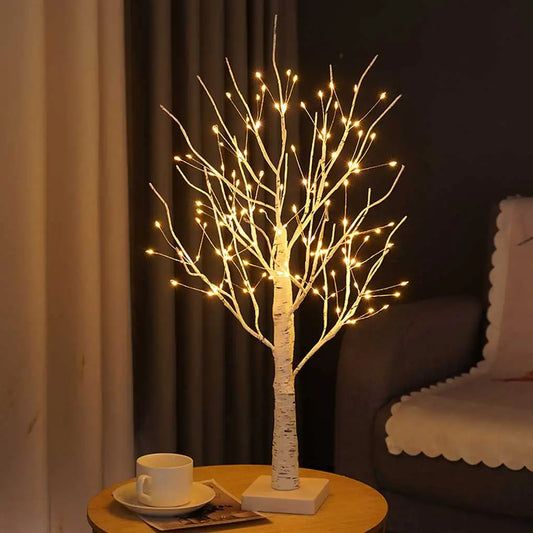 Winter Glow Birch Tree Light – LED Decorative Lamp