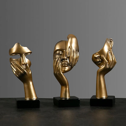 Faceless Muse: Abstract Resin Figurines for Modern Interiors