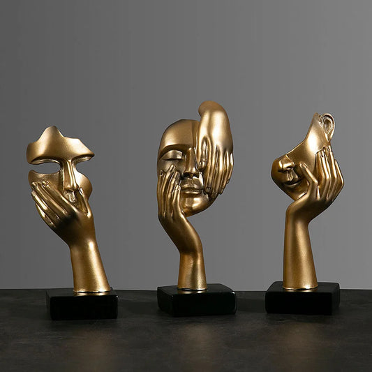 Faceless Muse: Abstract Resin Figurines for Modern Interiors