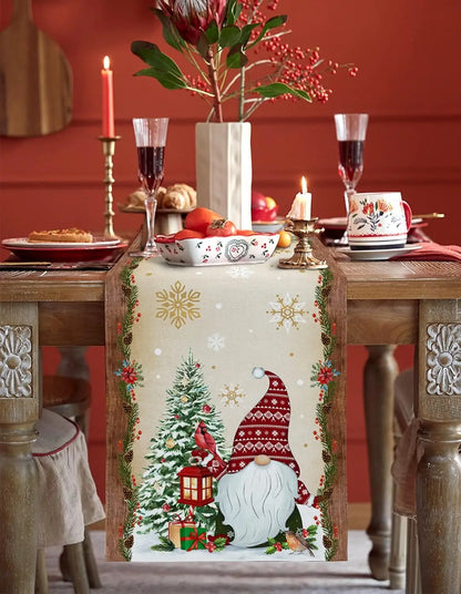 Festive  Charm Table Runner – Christmas Elegance