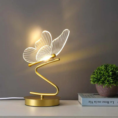 Butterfly Glow Nordic LED Table Lamp – Elegant Lighting for Modern Homes