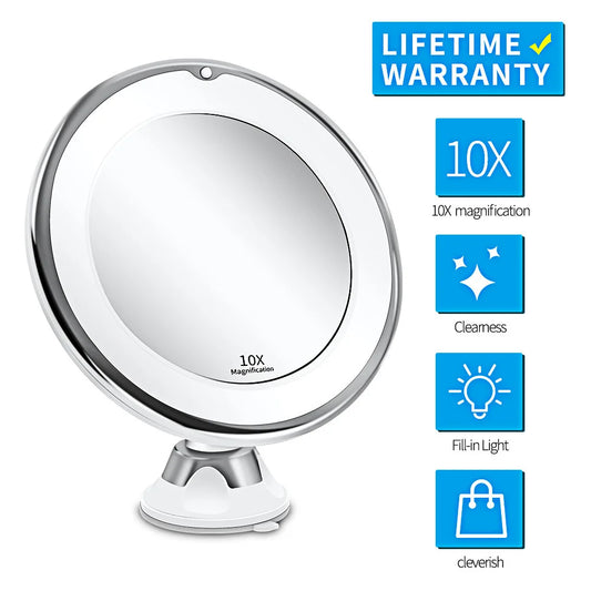 Precision and Clarity: ClarityFlex LED Makeup Mirror