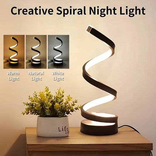 LumaSpiral LED Night Light