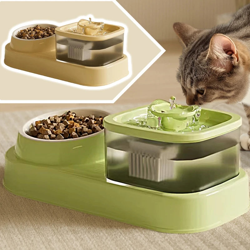 HydroPurr Fountain: 2-in-1 recirculating filter drinker for cats