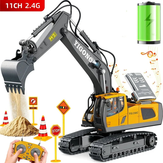 Build Master 4x4 Construction Vehicle Model Toy Gift for Kids