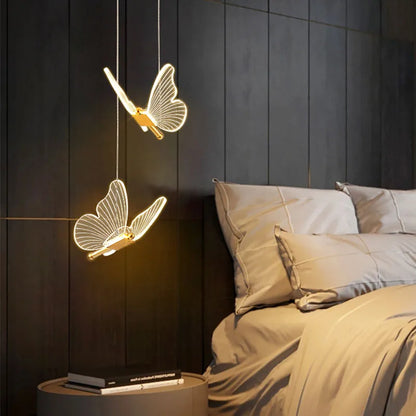 Nordic Butterfly Glow Pendant Lamp