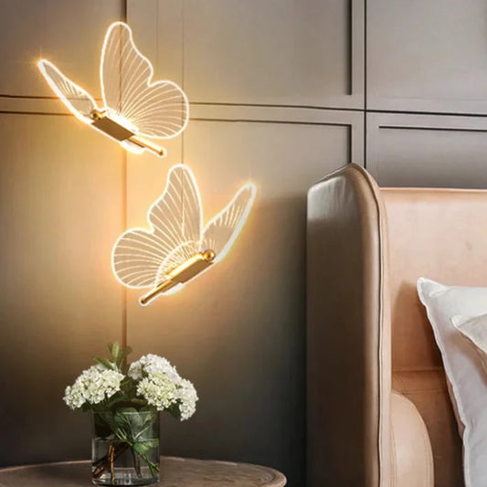 Nordic Butterfly Glow Pendant Lamp